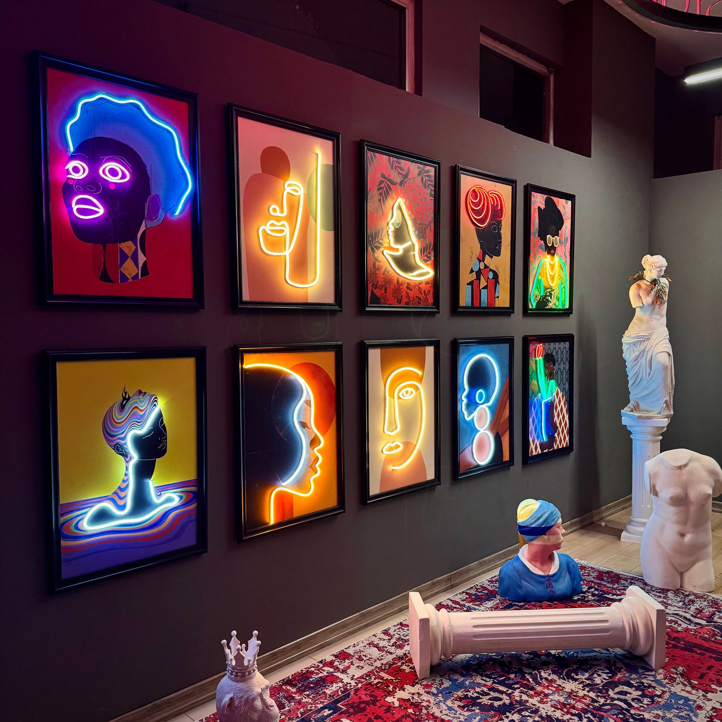 Neon Souls – Limited Art Portrait Collection (Set of 10)