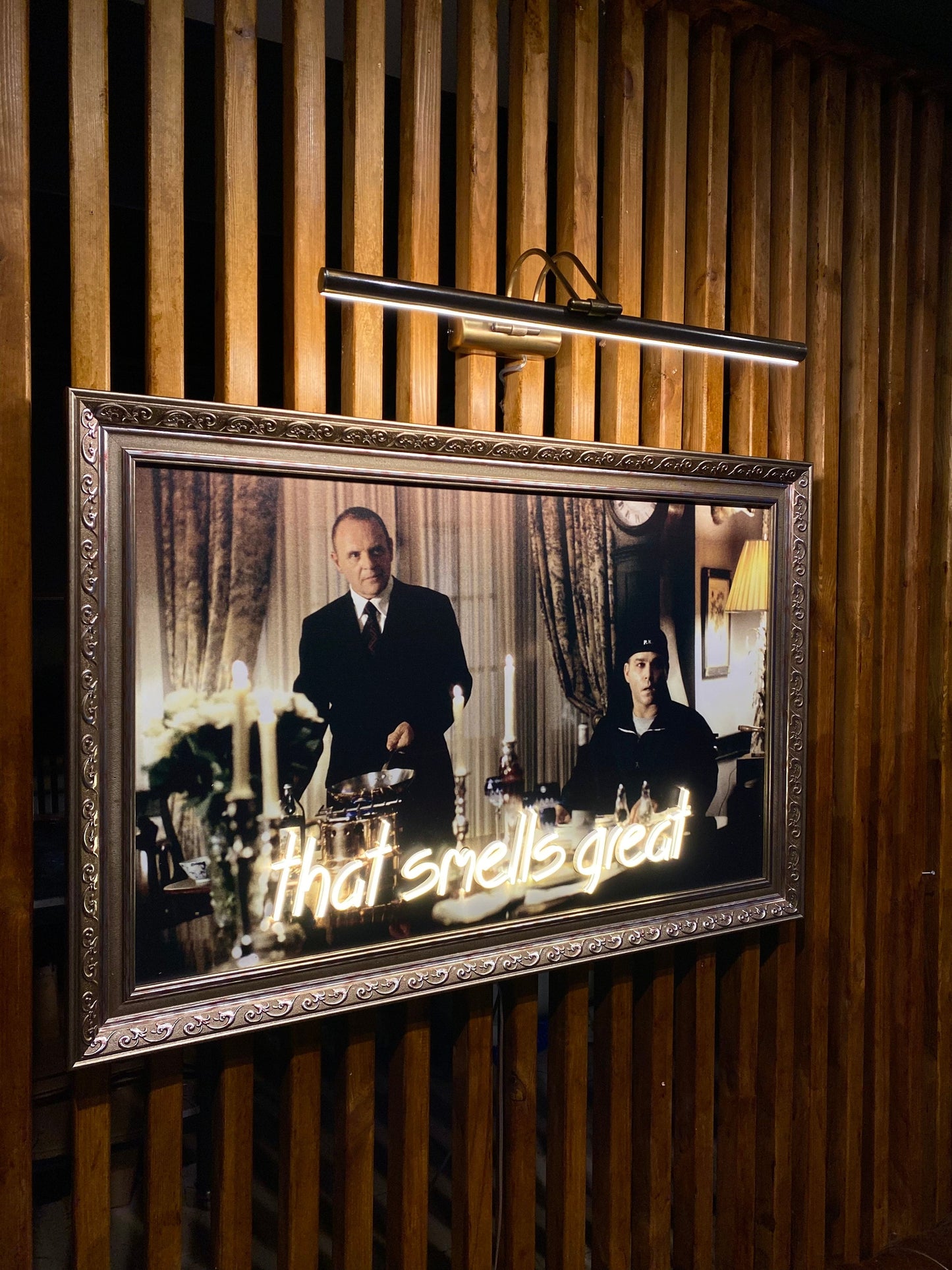Neon Wall Art – “That Smells Great” (Hannibal Lecter Edition)