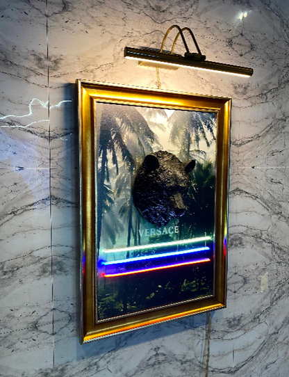 Neon Wall Art – Versace Jungle Bear