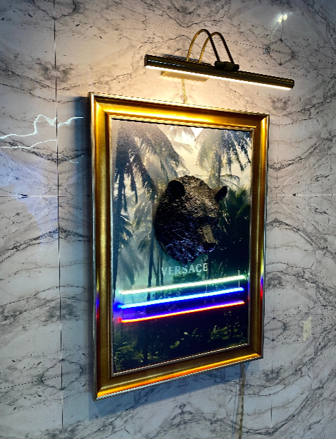Neon Wall Art – Versace Jungle Bear
