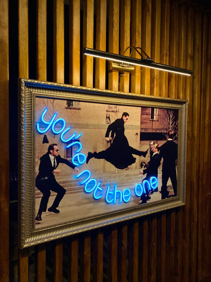 Neon Wall Art – “You’re Not the One” (Matrix Fight Scene Edition)