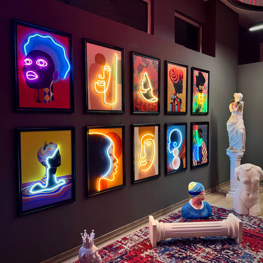 Neon Souls – Limited Art Portrait Collection (Set of 10)