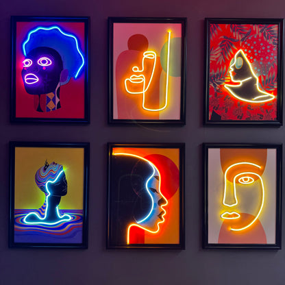 Neon Souls – Limited Art Portrait Collection (Set of 10)