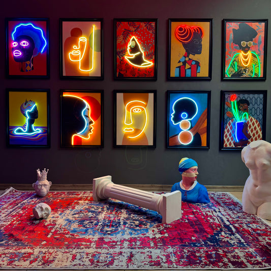 Neon Souls – Limited Art Portrait Collection (Set of 10)