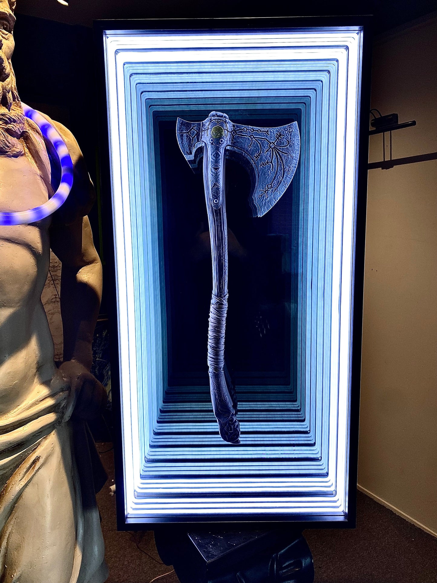 Neon Infinity Axe – Myth Meets Modern